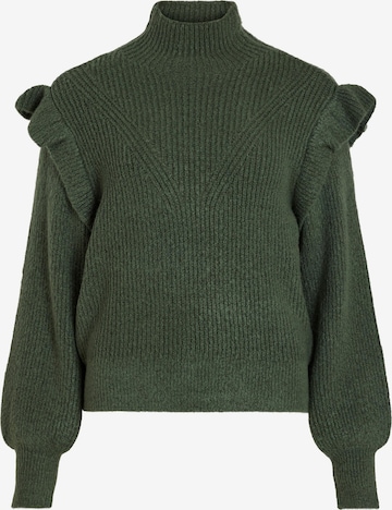 VILA Пуловер 'Booba' в зелено: отпред