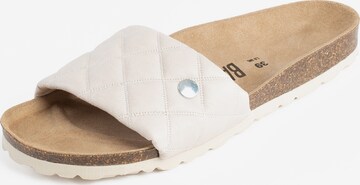 Bayton Clogs in White: front