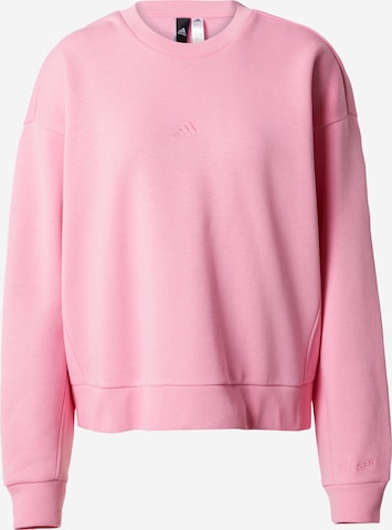 ADIDAS SPORTSWEAR Sports sweatshirt 'All Szn Fleece' in Pink: front