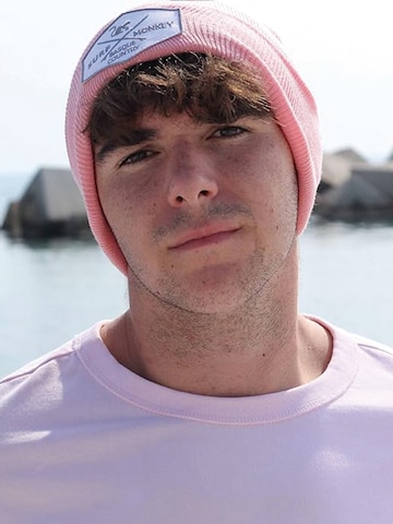 Surf Monkey Mütze in Pink