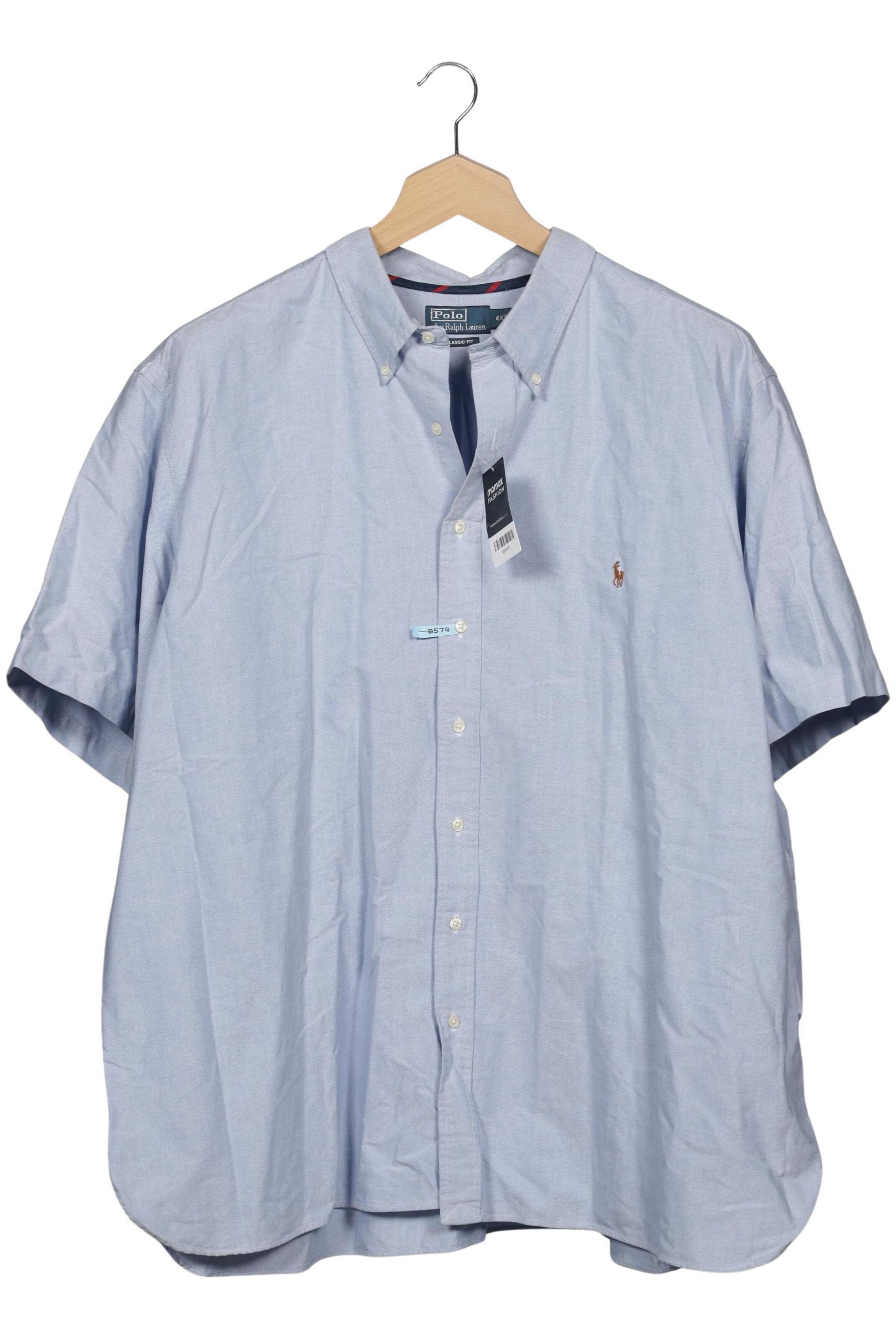 Polo Ralph Lauren Button Up Shirt in 4XL in Blue: front