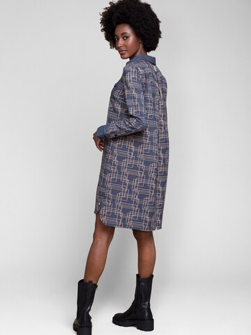 4funkyflavours Shirt Dress 'Back To Life (However Do You Want Me)' in Blue