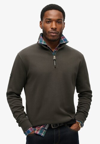 Superdry Sweatshirt in Groen: voorkant