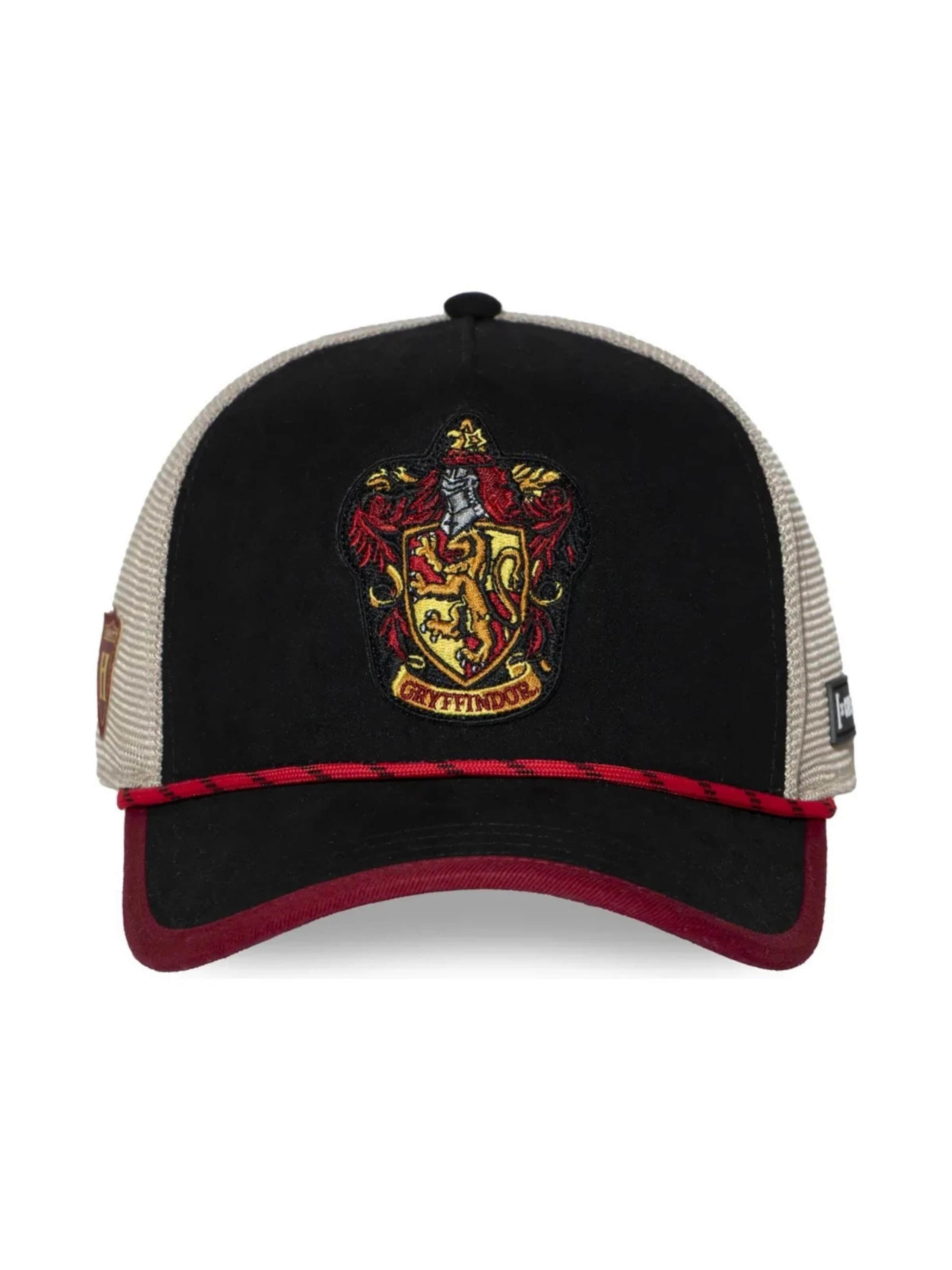 Capslab Hætte 'Gorra capslab negra gryfindor hp3 gry trucker cap 3' i sort: forside