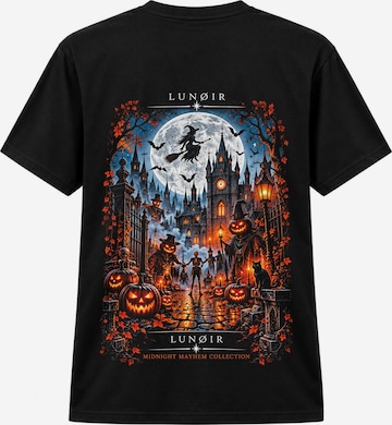 LUNØIR Studio Shirt 'Alive After Dark' in Schwarz: Vorderseite