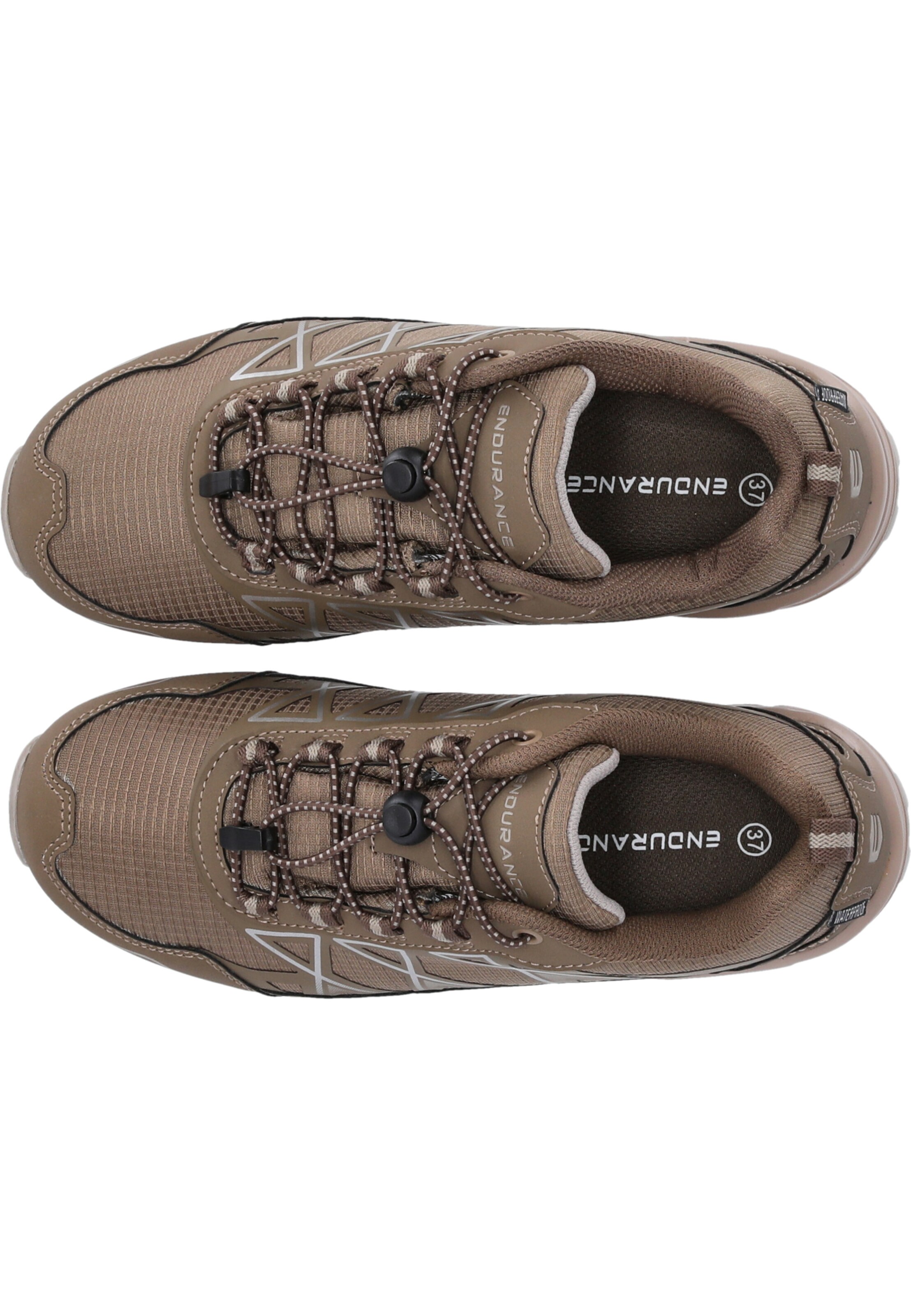 ENDURANCE Loopschoen 'Treck Trail' in Bruin