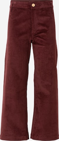 Loosefit Pantalon 'IRUNTZA' SKFK en rouge : devant