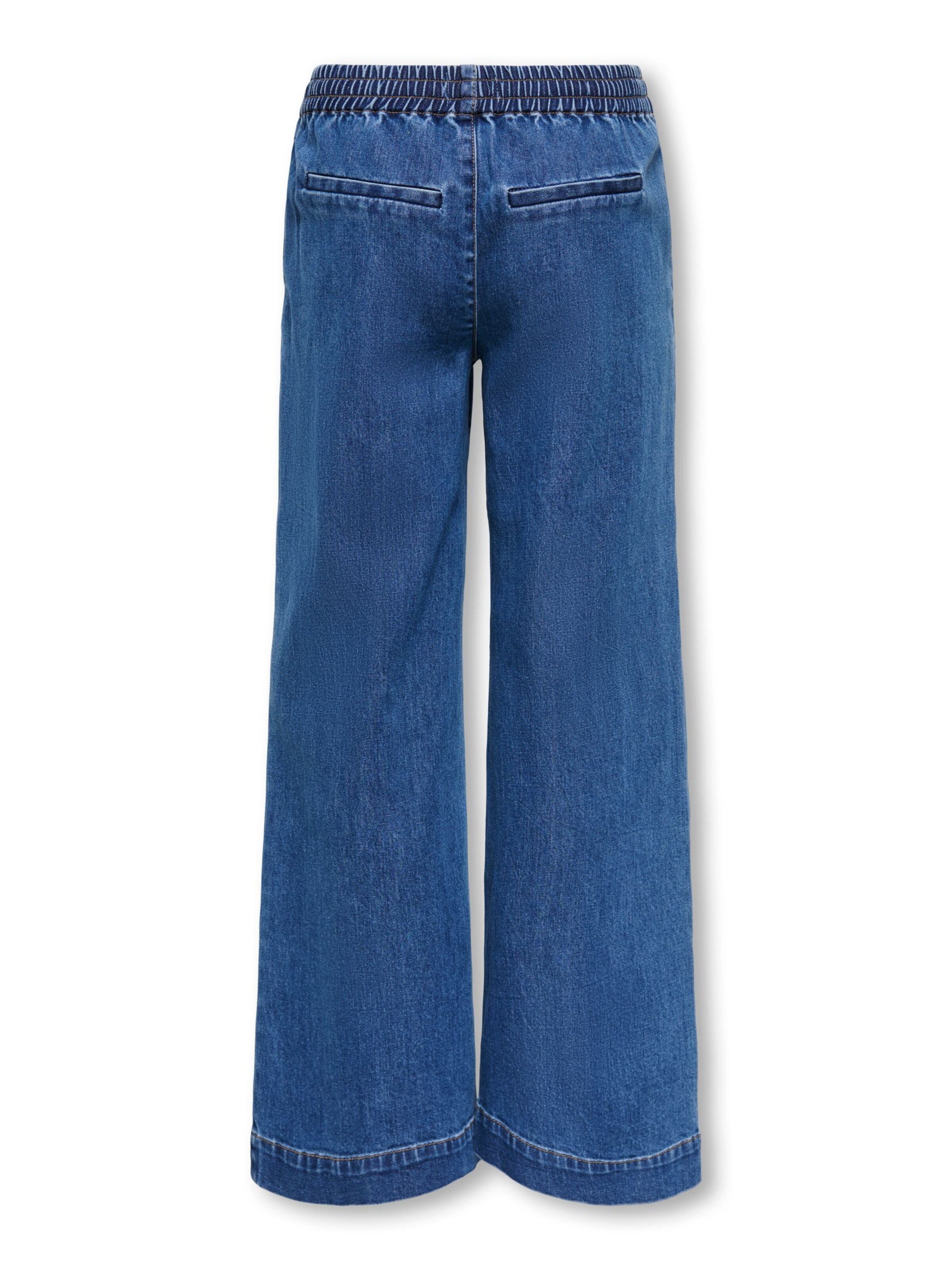 ONLY GIRLS Wide leg Jeans 'KOGDeia' in Blauw