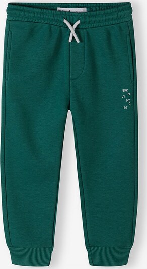 Pantaloni MINOTI pe verde închis / alb, Vizualizare produs