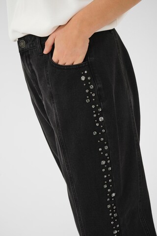 CULTURE Loosefit Jeans 'CUCally' in Schwarz