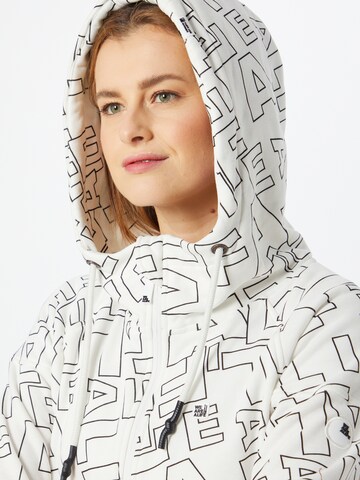 Alife and Kickin Zip-Up Hoodie 'Cara' in White