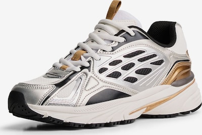 Bershka Sneaker in gold / schwarz / silber / weiß, Produktansicht