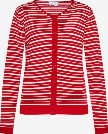 usha BLUE LABEL Knit Cardigan in Red: front