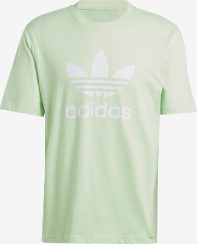 ADIDAS ORIGINALS Camiseta 'Adicolor Trefoil' en verde pastel / blanco, Vista del producto