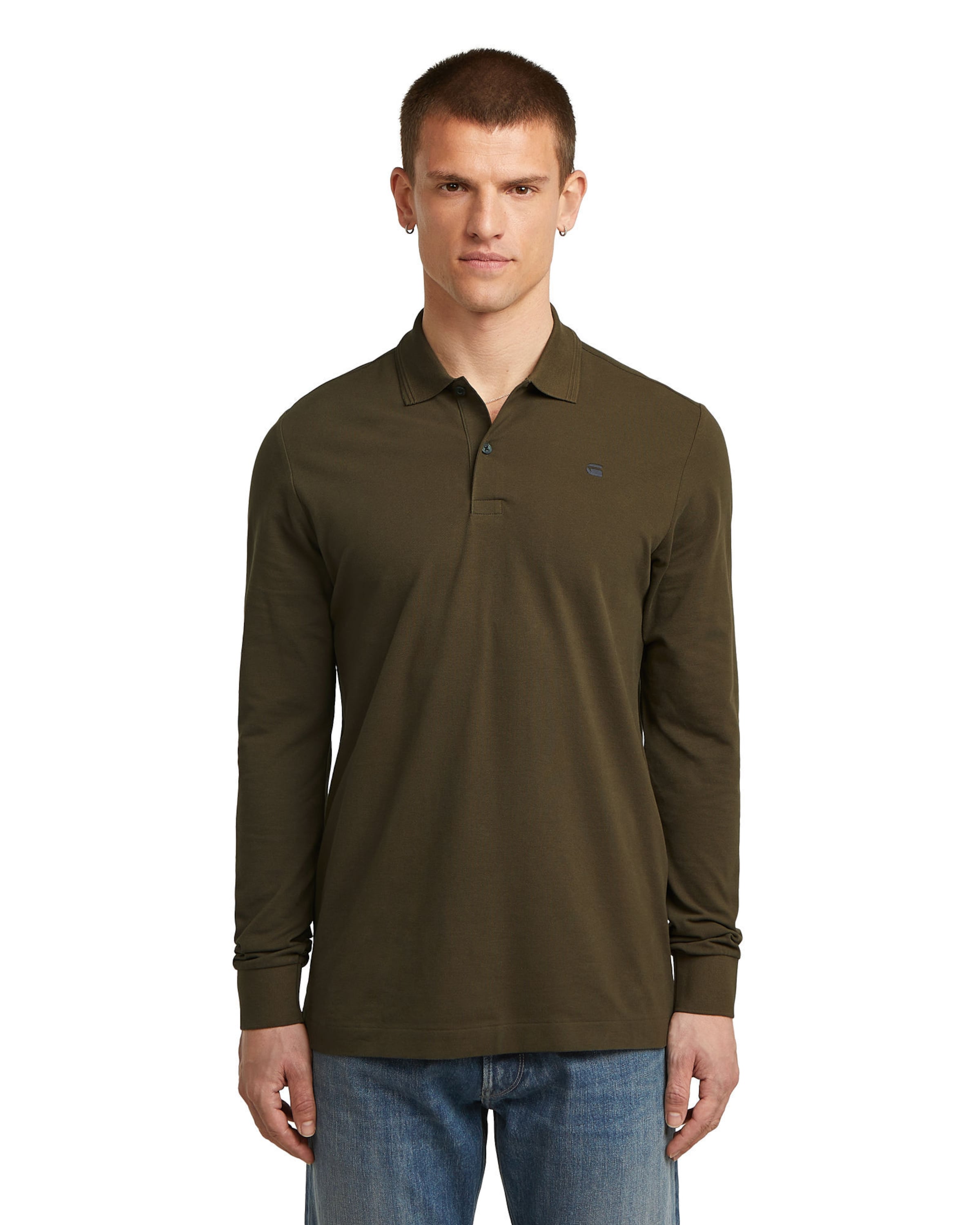 G-STAR Shirt 'Dunda' in Bruin: voorkant