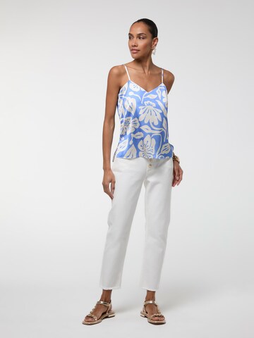 Lola Casademunt - Top 'Caraco' en azul