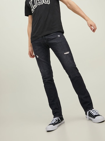 JACK & JONES Slimfit Jeans 'Glenn' in Schwarz