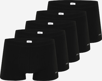 Boxers FILA en noir : devant