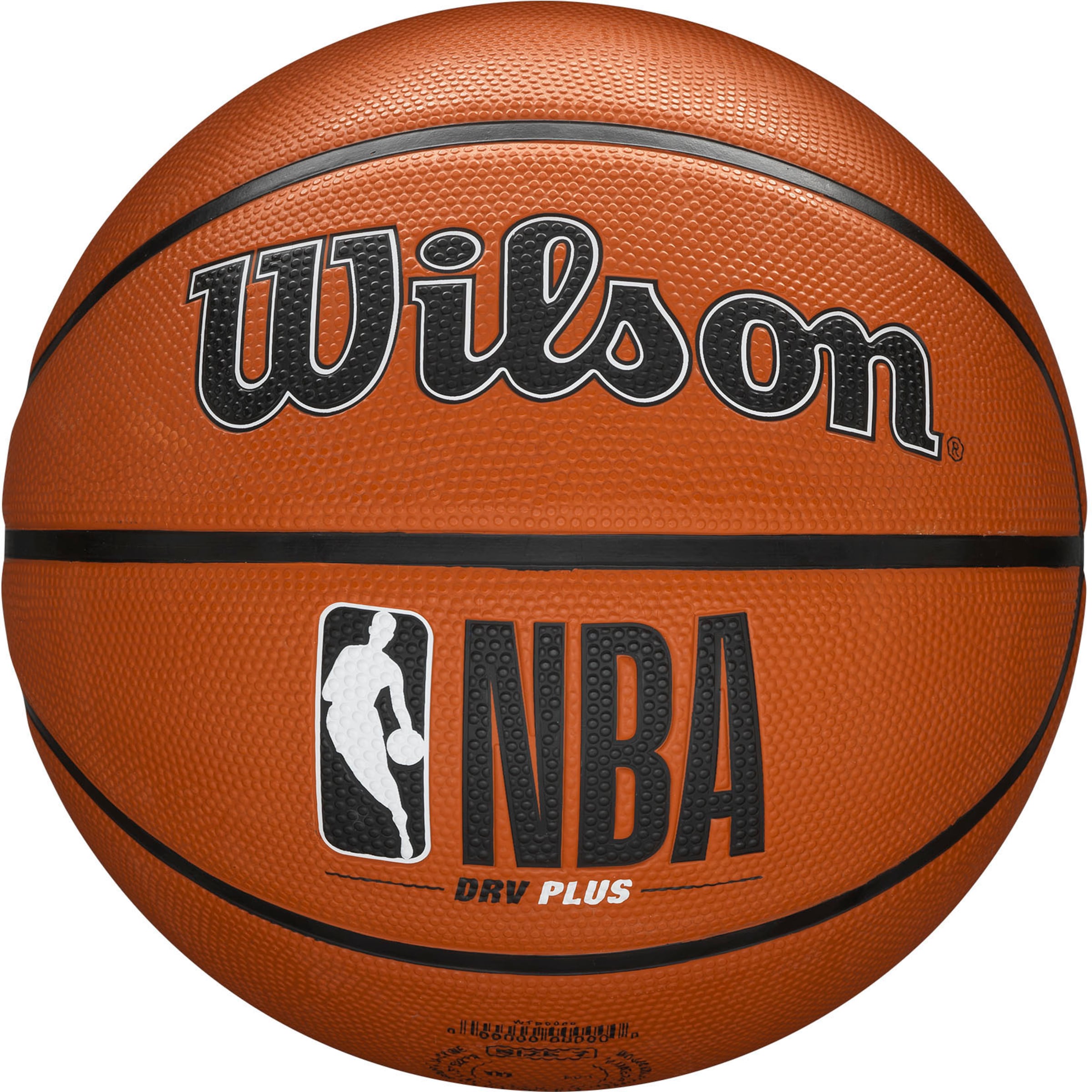 WILSON Ball 'NBA Drv Plus 5' in Brown: front