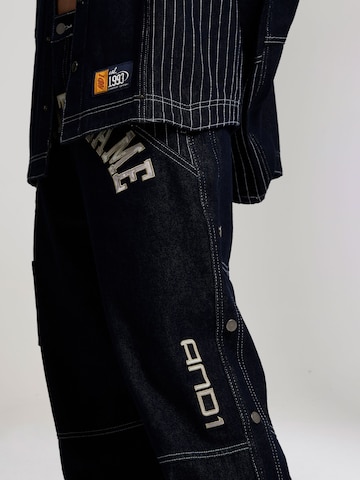 AND1 - Ropa ancha Vaquero 'Respect The Game' en azul