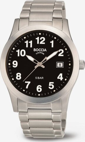 Boccia Titanium Uhr in Silber: predná strana