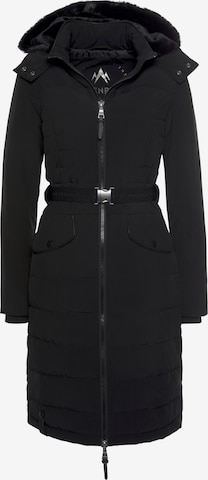 ALPENBLITZ Winter Coat in Black: front