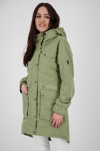 Alife and Kickin Between-Seasons Coat 'CharlotteAK' in Green: front