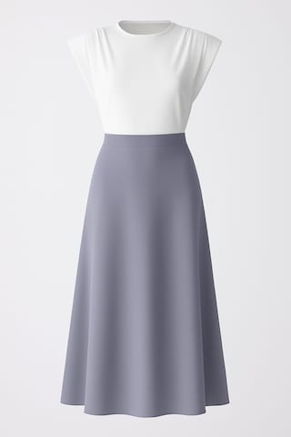 Touche Prive Skirt in Grey: front