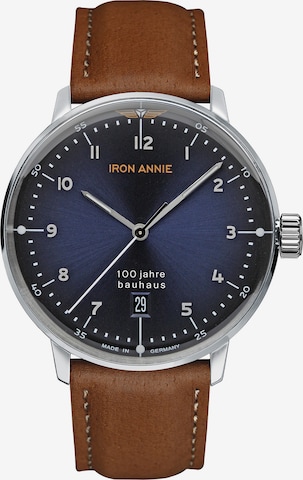 Iron Annie Analog Watch 'Bauhaus' in Blue: front