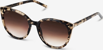 Kapten & Son Zonnebril 'Manhattan Crystal Tortoise Brown' in Bruin: voorkant