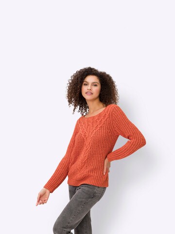 heine Pullover i orange