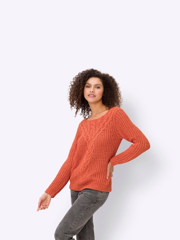 heine Pullover in Orange