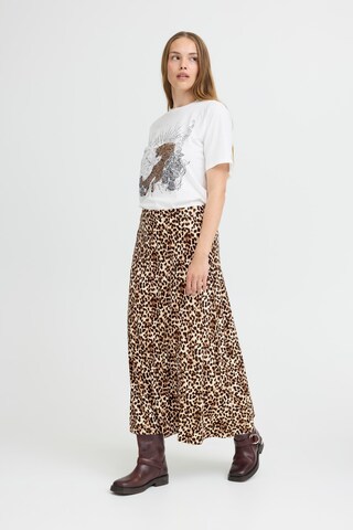 Pulz Nederdel 'PZCHARLOTTE' i beige