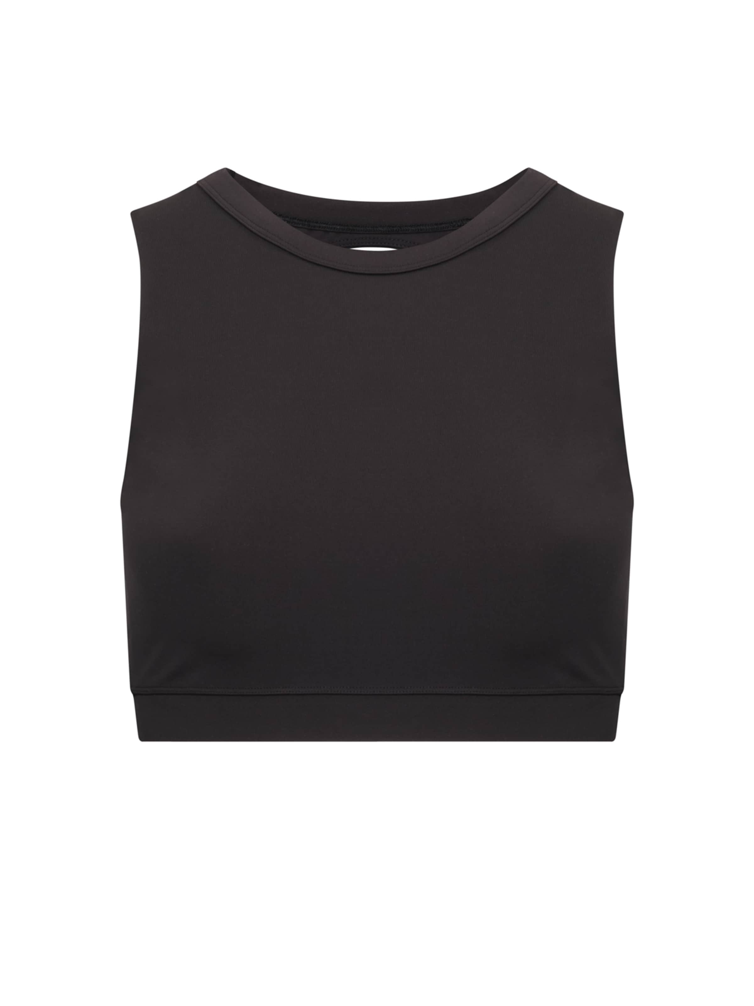 Bustino Reggiseno sportivo di Dagi in nero: frontale