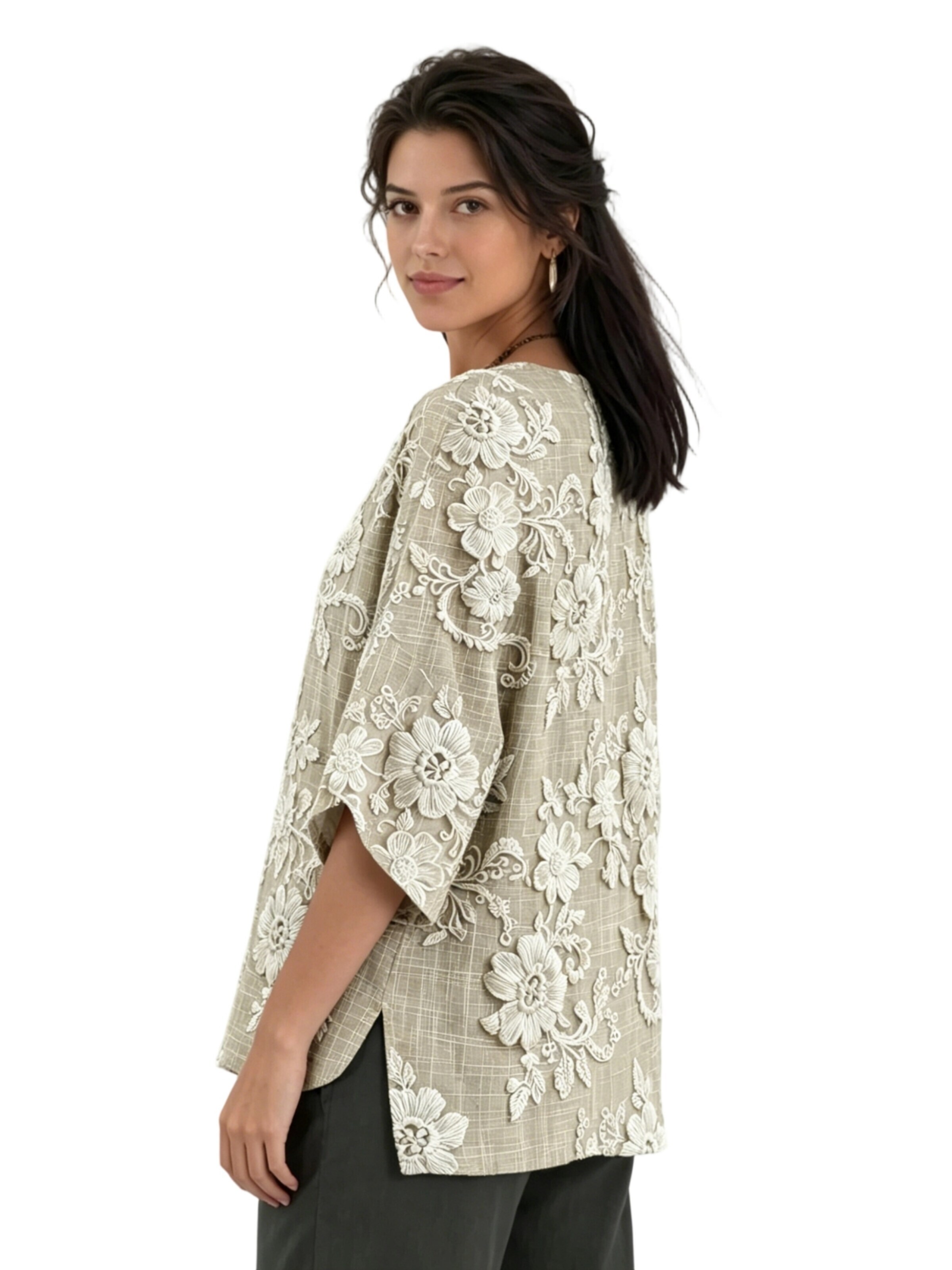 Yesfashion Bluse in Beige