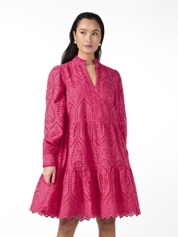 Robe Y.A.S en rose : devant