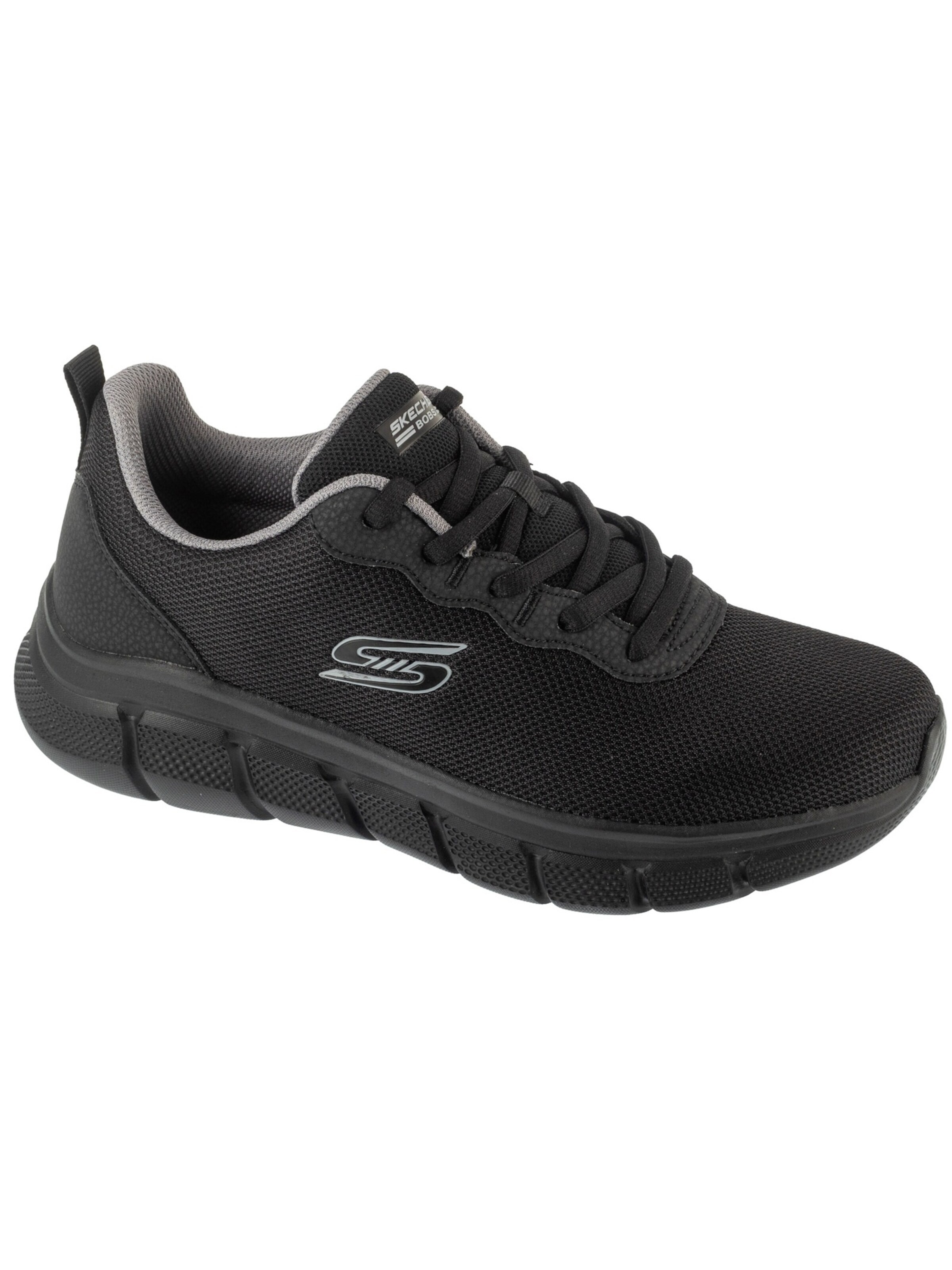 SKECHERS Platform trainers 'BOBS B FLEX - ICY EDGE' in Black: front