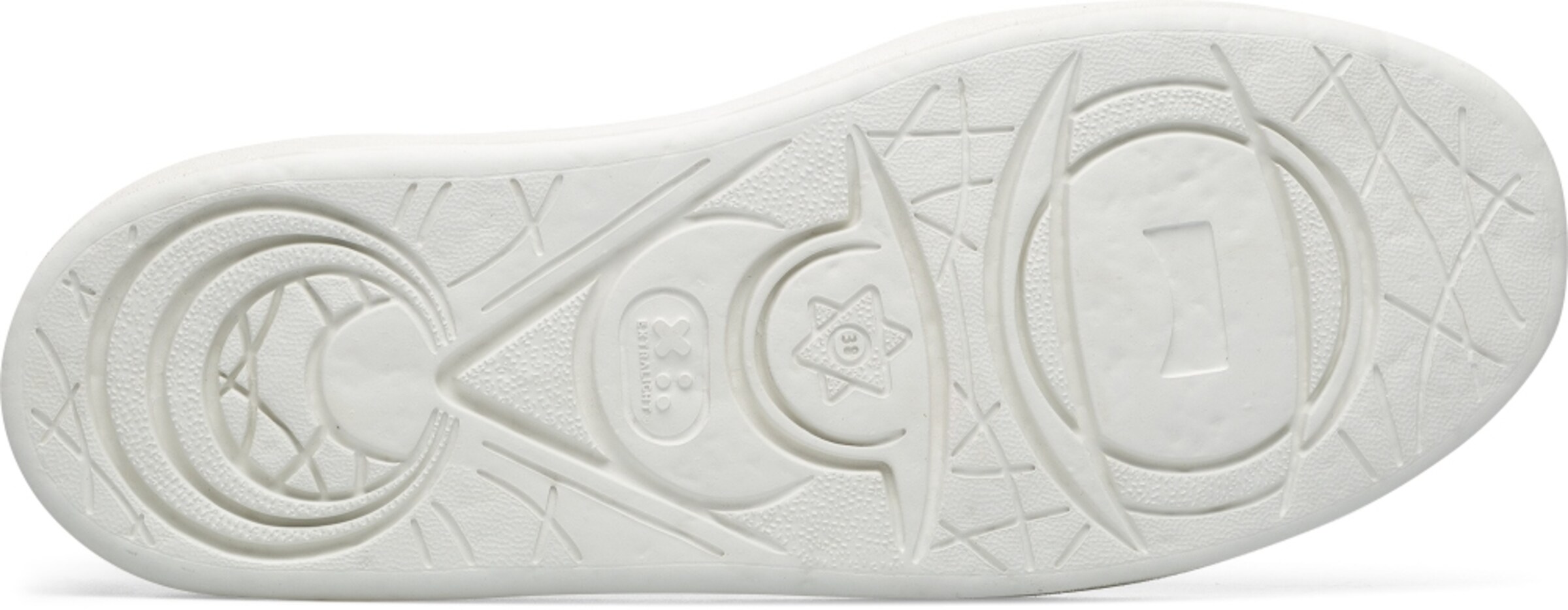 Baskets basses ' Courb ' CAMPER en rouge