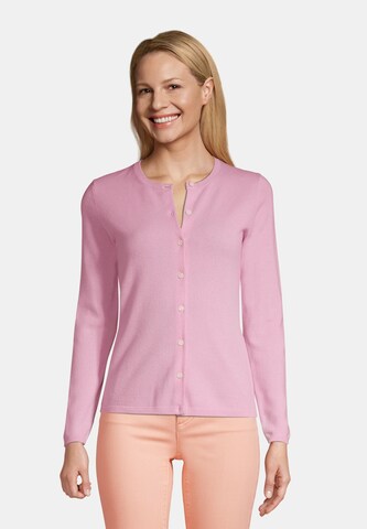 Lands‘ End Knit Cardigan ' 473823 ' in Pink: front