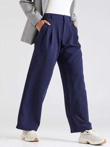 GAP Zvonové kalhoty Kalhoty se sklady v pase – modrá: přední strana