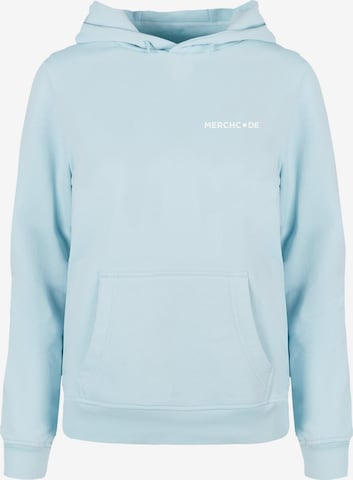 Merchcode Sweatshirt 'Break The Rules' in Blau: predná strana