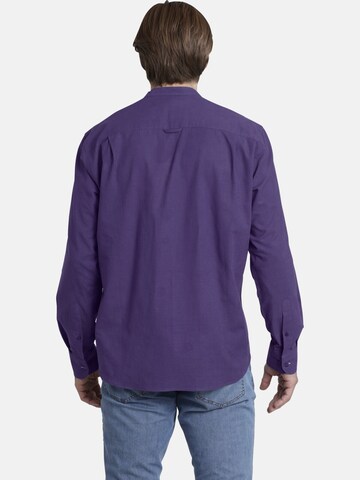 Jan Vanderstorm Comfort fit Overhemd 'Kallu' in Lila