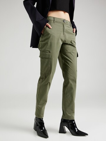 JDY Regular Cargo Pants 'CHICAGO' in Green: front