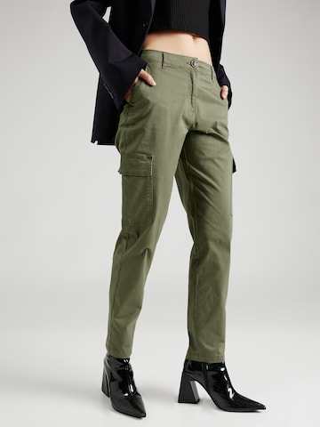 JDY Regular Cargo Pants 'CHICAGO' in Green: front