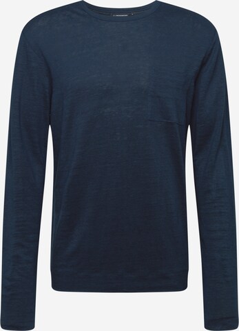 J.Lindeberg T-shirt i blå: framsida