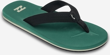 BILLABONG Zehentrenner 'All Day Slice' in Grün: Vorderseite