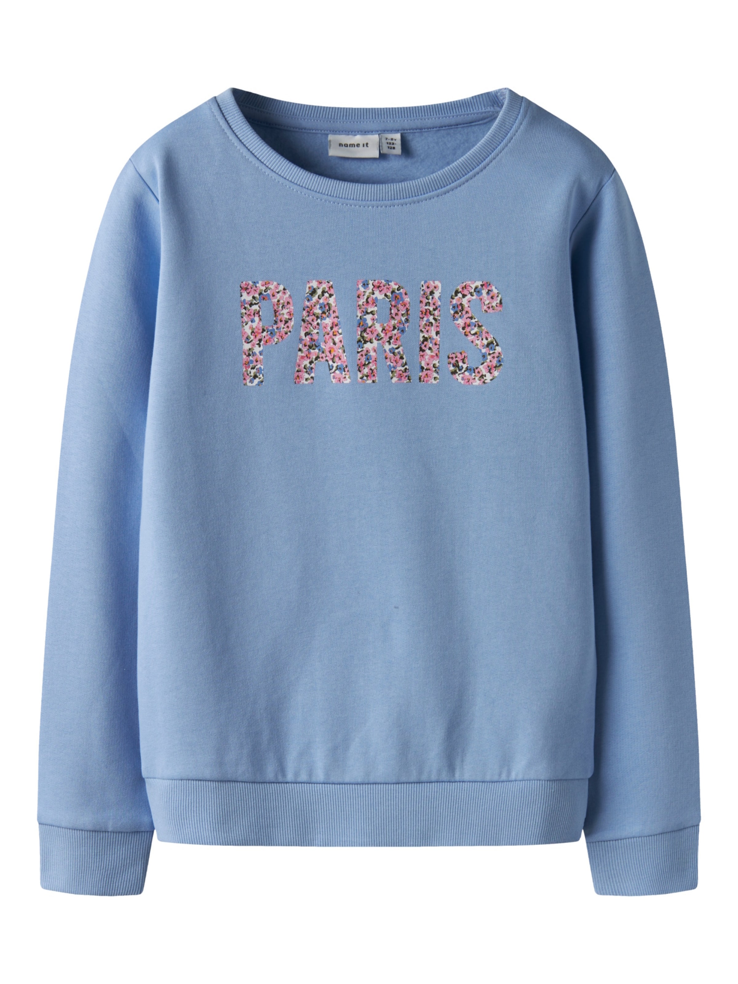 NAME IT Sweatshirt 'Dropa' in Blauw: voorkant