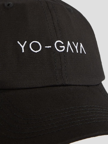 YO-GAYA Sportpet 'Cap' in Zwart