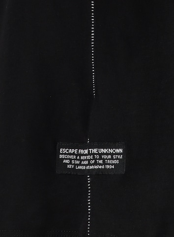 Key Largo - Camiseta 'OREGON TRAIL' en negro