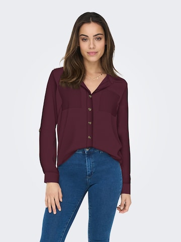 ONLY Blouse 'YASMIN' in Rood: voorkant